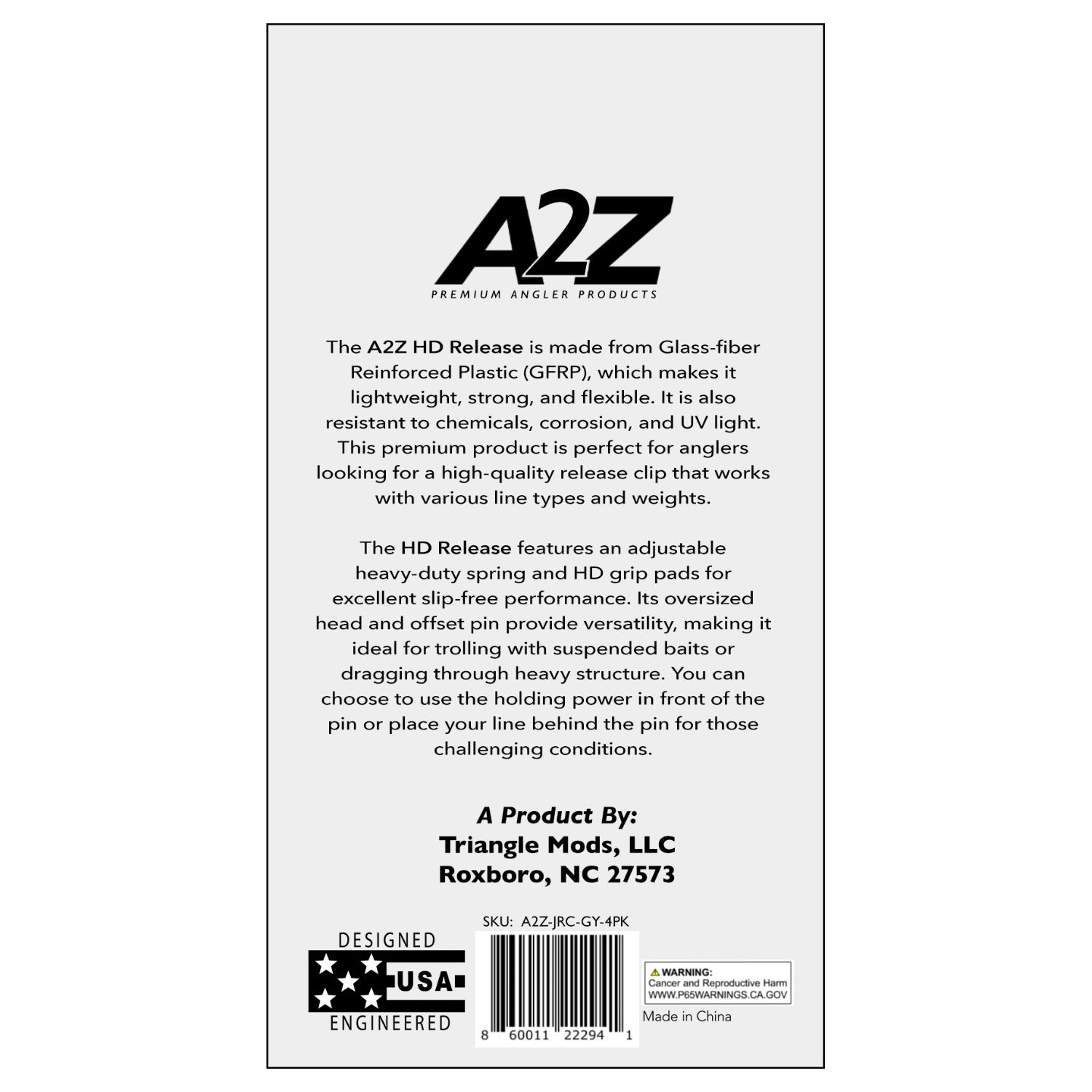 A2Z HD Release Clips (4 pk)